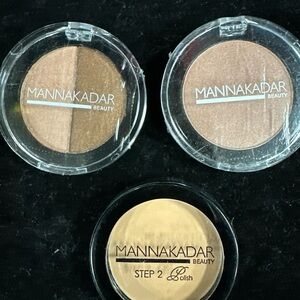 Manna Kadar Beauty Bronzer Highlighter Shadow Bundle